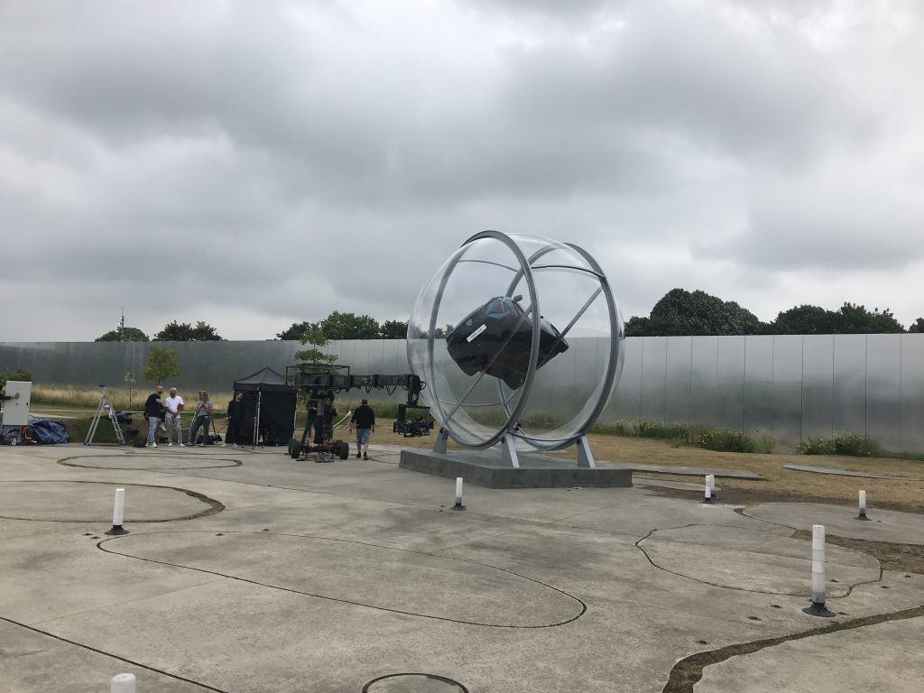 Tournage Au Louvre Lens Pour Le Lancement De La Voiture Lectrique